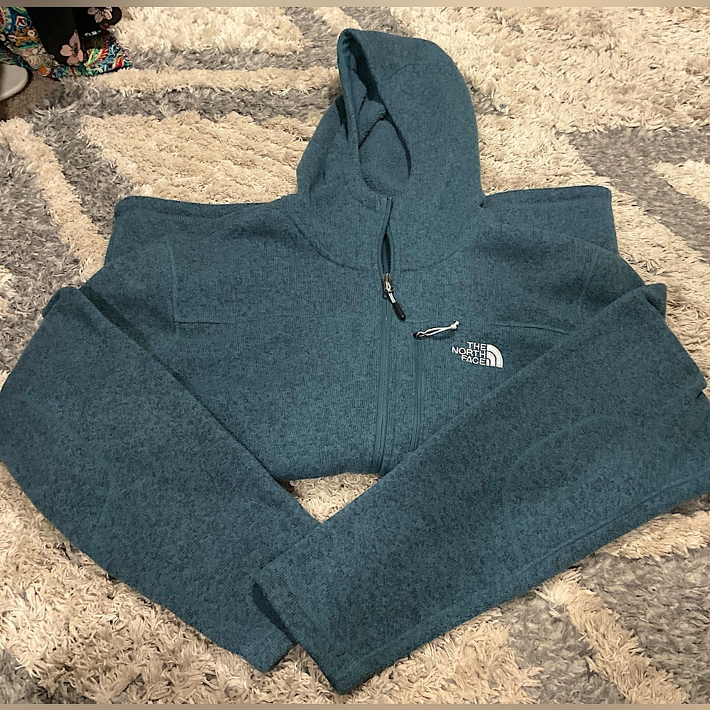 MENS NORTHFACE FLEECE HOODIE SZ XL